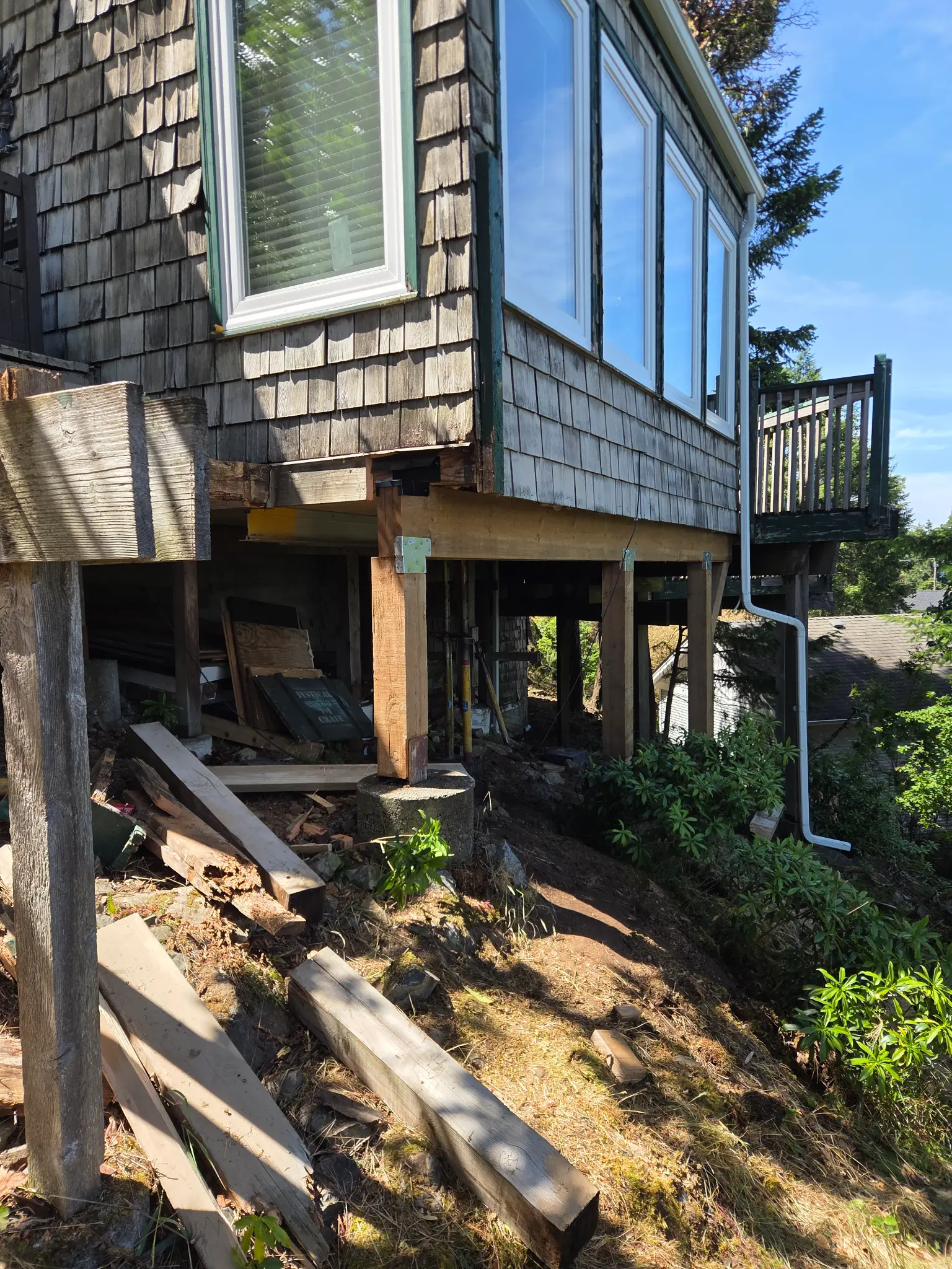 Rotten joist repair and subfloor replacement by VisionBuild Construction
