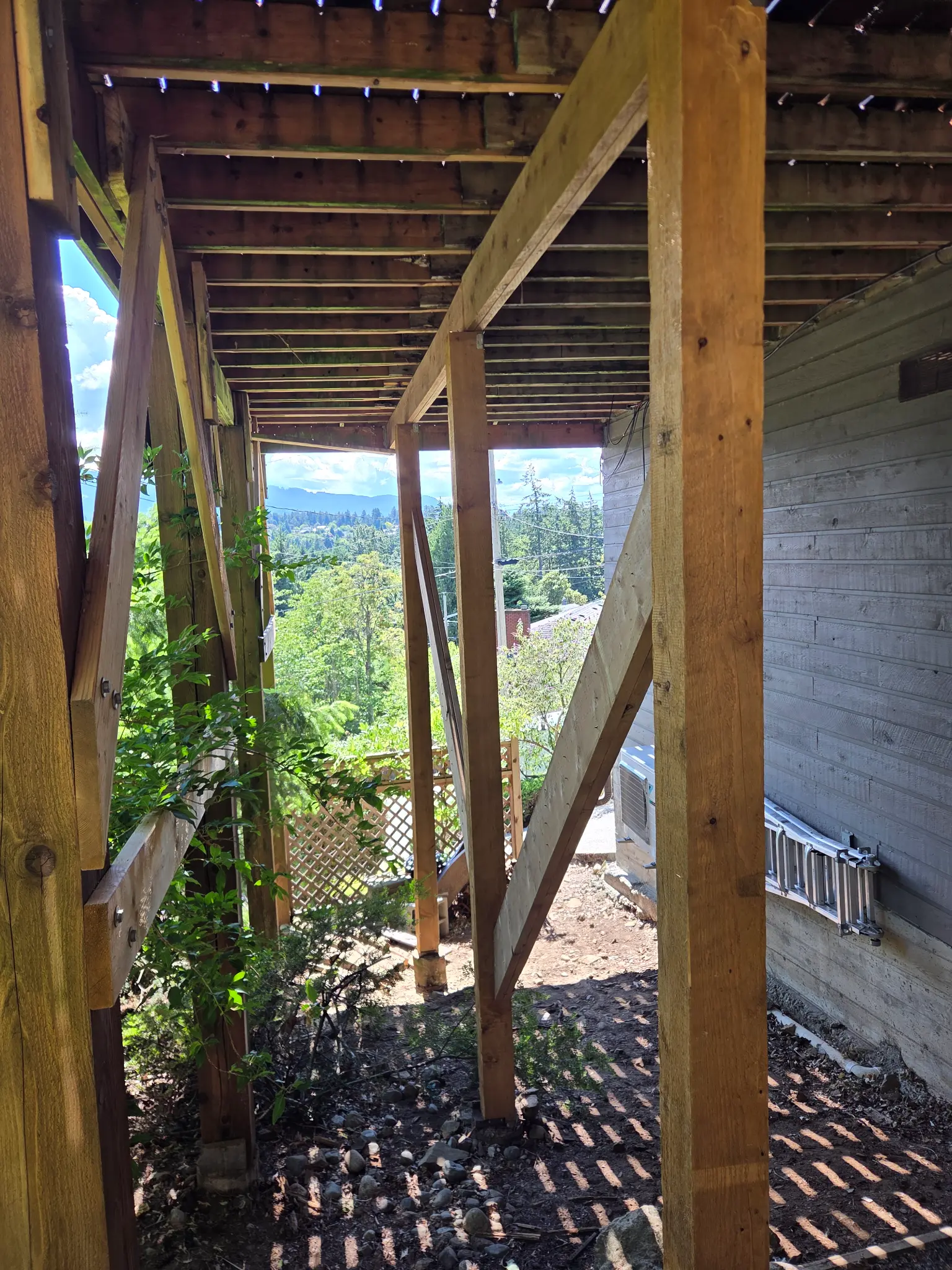 Active construction site managed by VisionBuild Construction on Vancouver Island